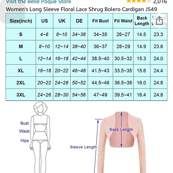 White Lace Bolero - 1950s Style - Picture 5 of 10